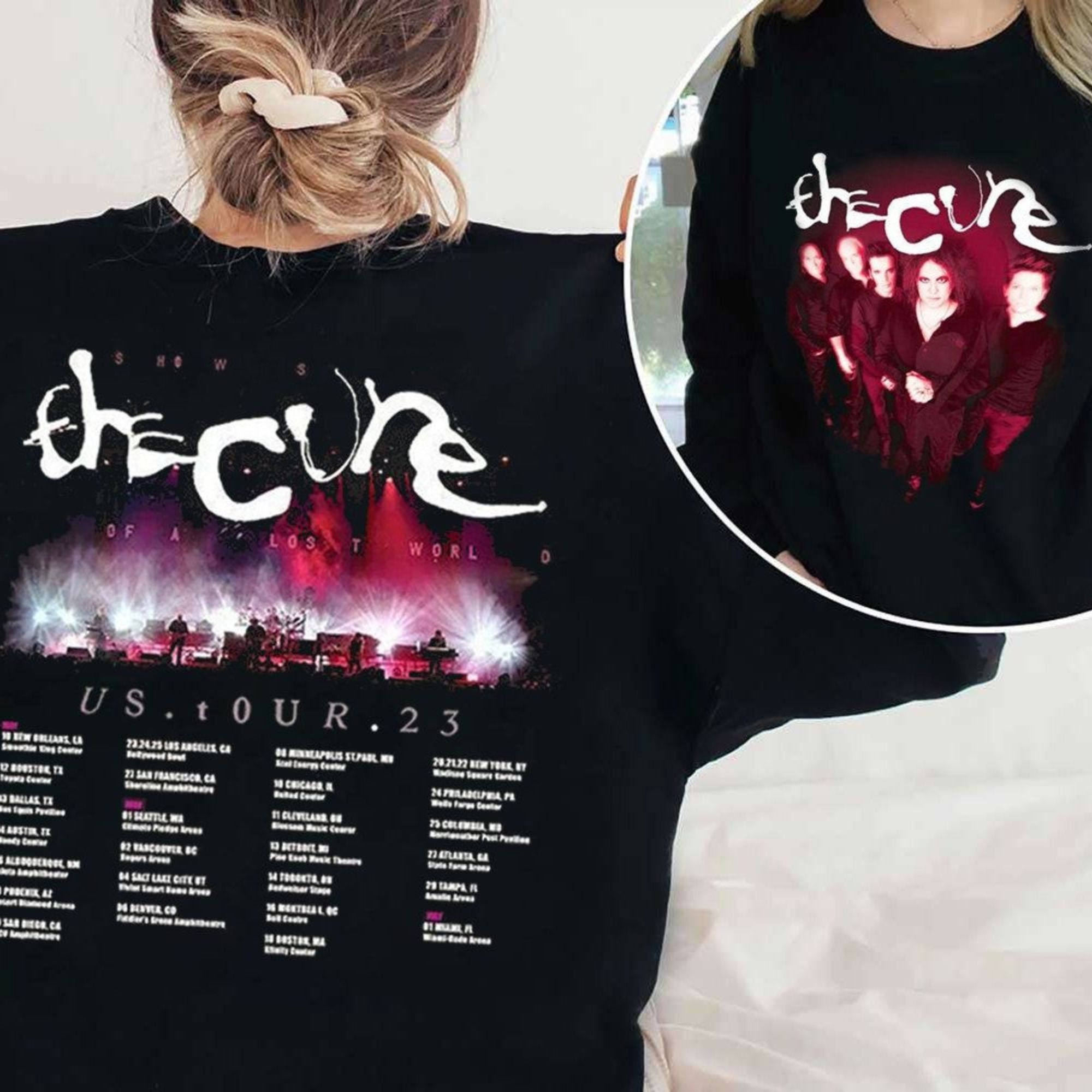 Vintage The Cure Shirt, 90s The Cure Shirt, The Cure Tour 2023 Merch