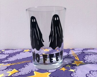 Beetlejuice, No Feet, Drinking Glass, 8oz, Autumn, Fall Decor, The Recently Deceased, Halloween, Drinkware, Tim Burton, Cute Birthday, Movie