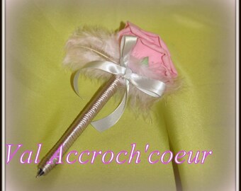 Stylo romantique pour livre d'or
