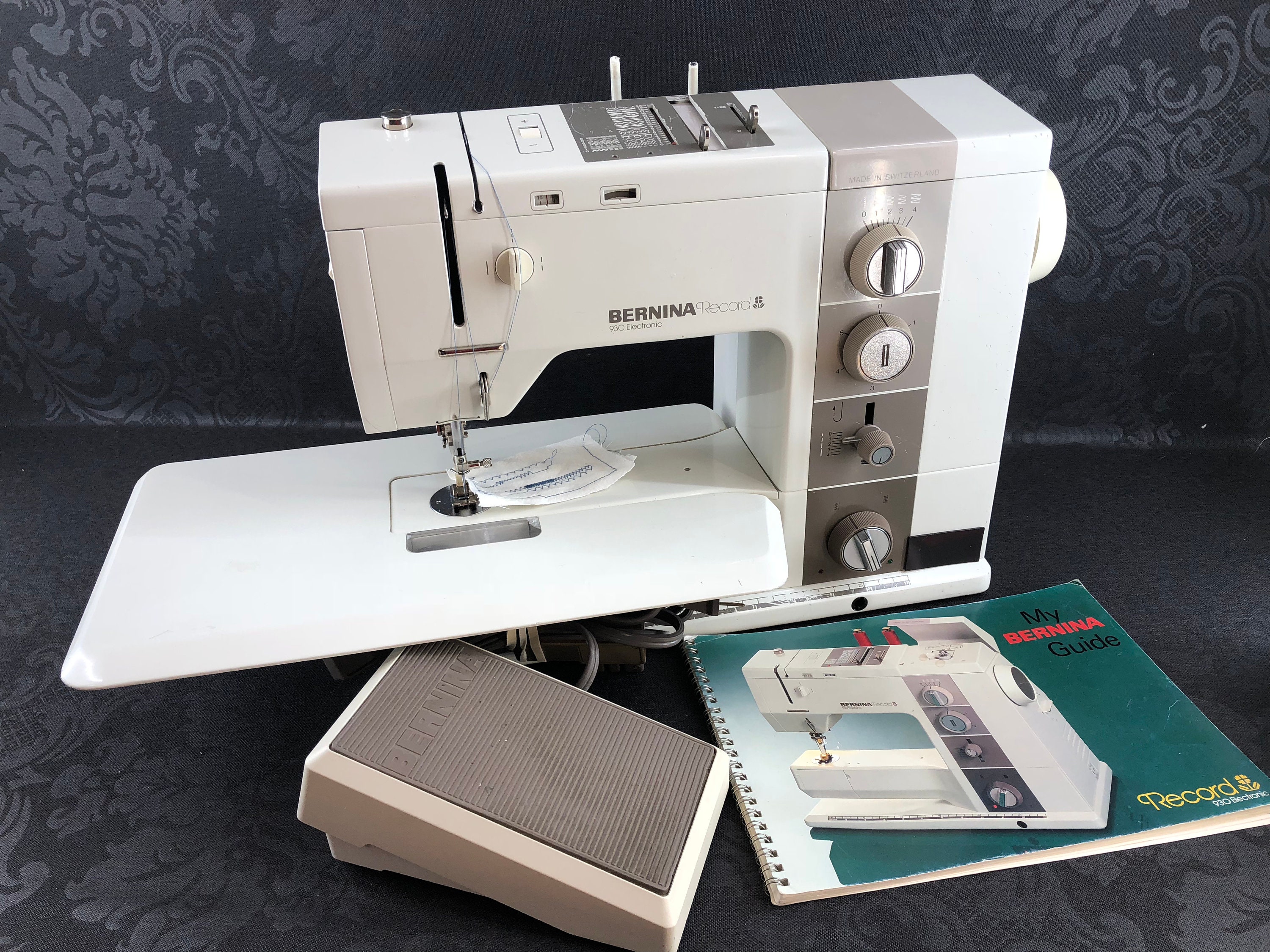 Bernina Record 930 Electronic Sewing Machine Switzerland Swiss Etsy