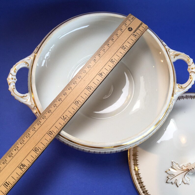 Limoges Elite Works 8 China Covered Casserole Serving Bowl Vintage France