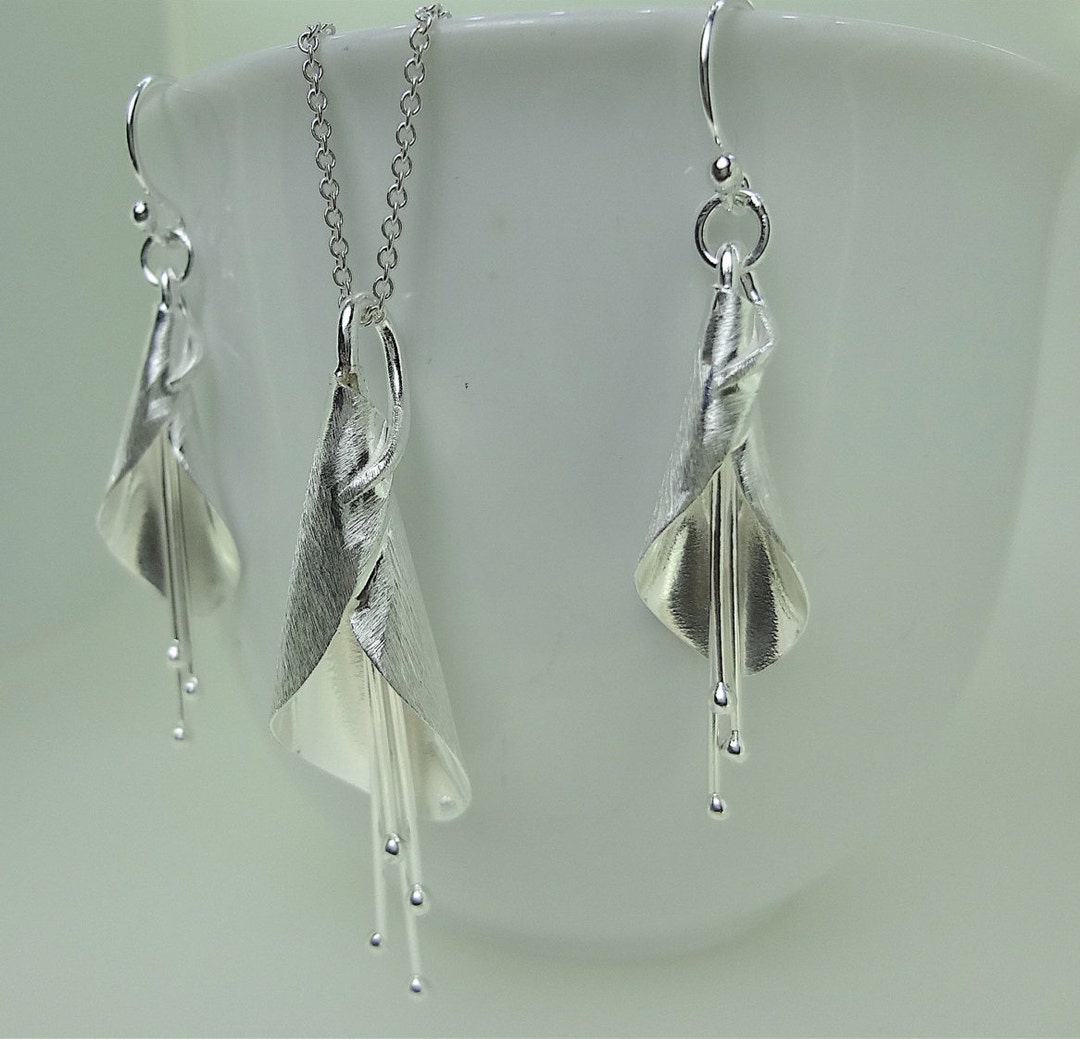 Sterling Silver Fuse Jewellery Set Etsy