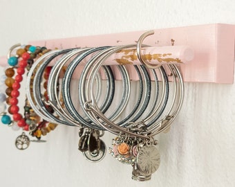 This Bracelet Holder is a perfect Wall Mounted Display, Bracelets Bangles  Rings and Watches Handmade boho farmhouse minimalist decor