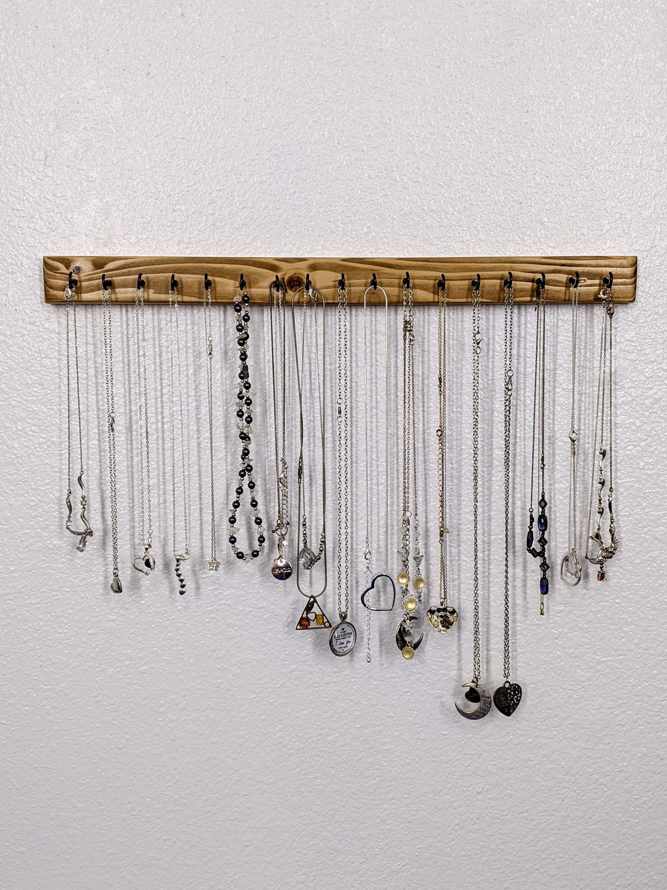 Colgador de collares pared sale