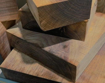 Walnut Turning Blanks/Bowl blanks.  2" blocks | from 3" x 3" sq. Thru 10" x 10".