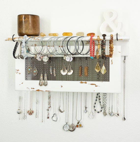 Wall Mounted Jewelry Organizer Necklace Hanger Jewelry Holder, Jewelry  Display, Necklace Hooks, Wall Necklace Hanging Rack, Watch 