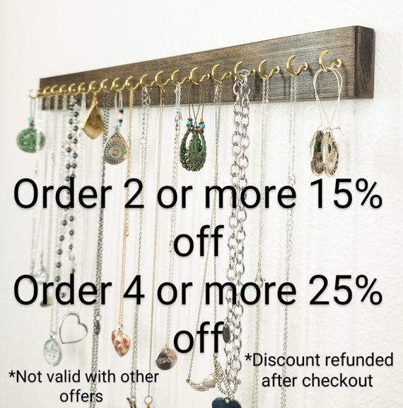 Wall Necklace Holder Jewelry Organizer -  Hong Kong