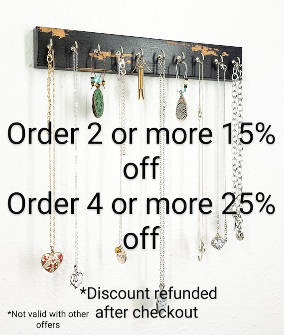 Hanging Necklace Jewelry Organizer Wall Necklace Display Wall Mounted  Necklace Organizer Jewelry Holder Jewelry Display Necklace Hanger 