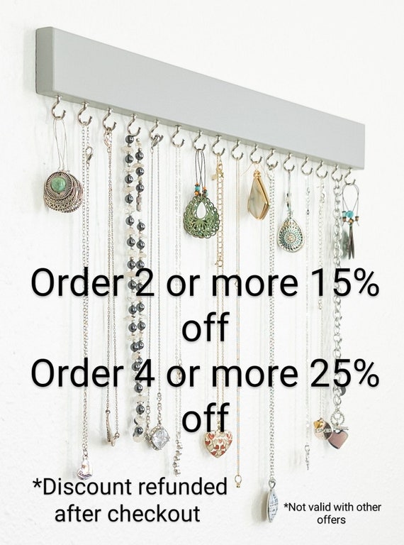 Jewelry organizer necklace hanger outlet