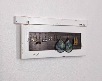 STUD EARRING HOLDER, Earring Storage, Earring Organizer, Stud earring hang, earring display, dangle earring, wall mount stud earring holder