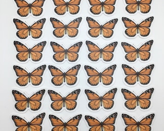 24 Mini Monarch Stickers (teachers pack)