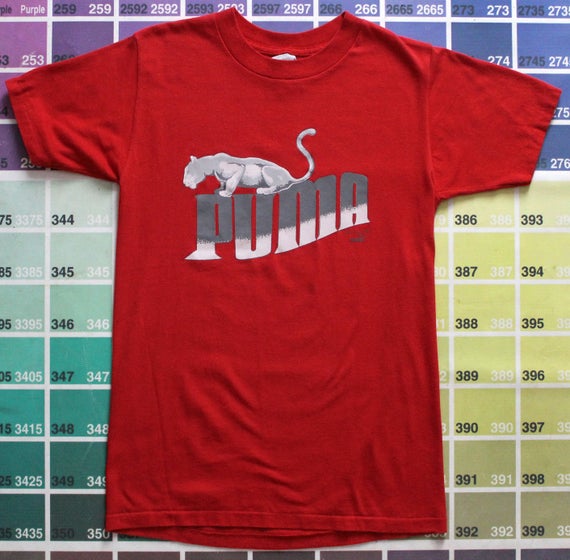 Vintage 1980s Puma brand t-shirt | Etsy