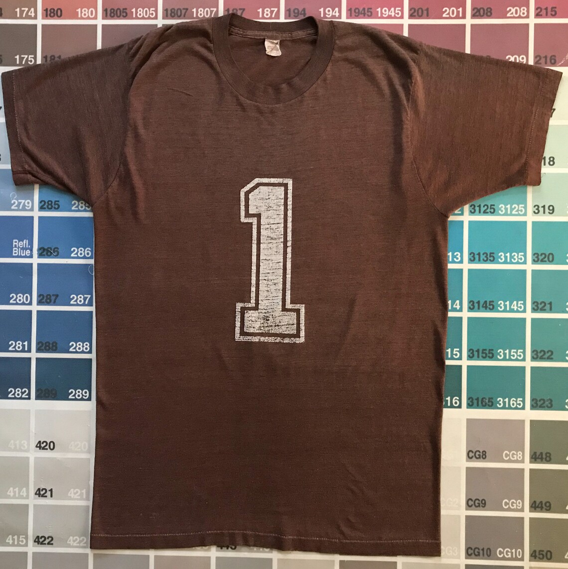 t shirt with numbers on it