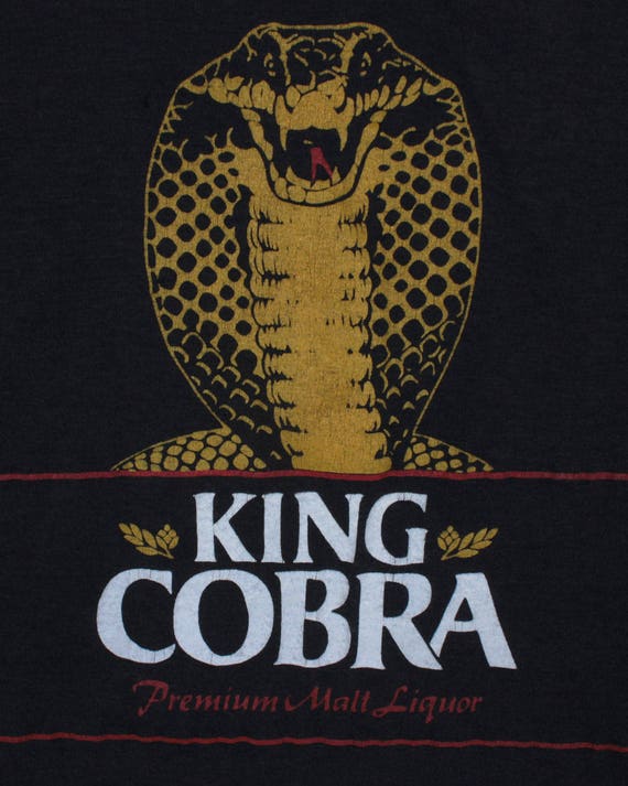 Vtg 80s King Cobra 1.5 pin badge C046a