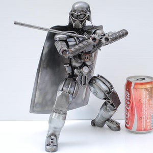 Darth Vader Anakin Skywalker Star Wars Scrap Metal Sculpture, 6th Anniversary Gift for Husband