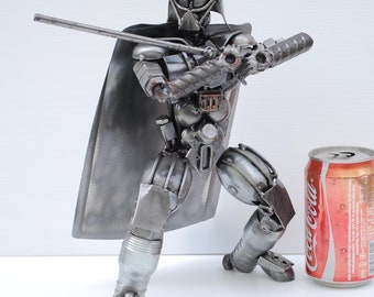 Darth Vader Anakin Skywalker Star Wars Scrap Metal Sculpture, 6th Anniversary Gift for Husband