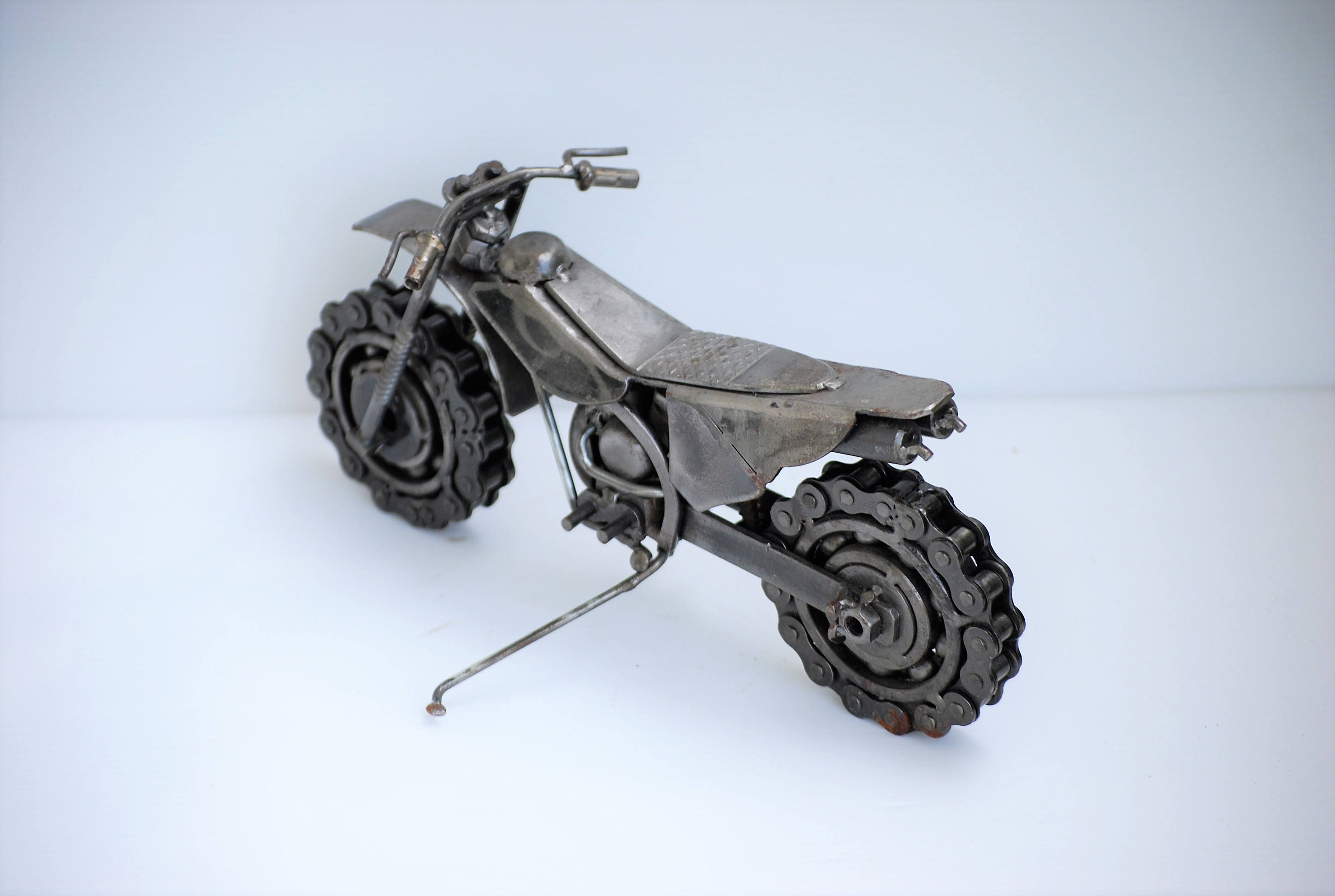 Modèle de moto en métal Figurine de moto classique cadeau d'anniversaire  décor artisanat ornement pour Style B 14cmx7cmx6cm