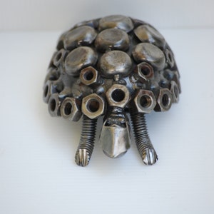 Turtle Scrap Metal Sculpture, Gift For Anniversary, Surprised Birthday gift, Best Wedding Gifts, Cool Mother day gifts, Cool gift for dad image 4