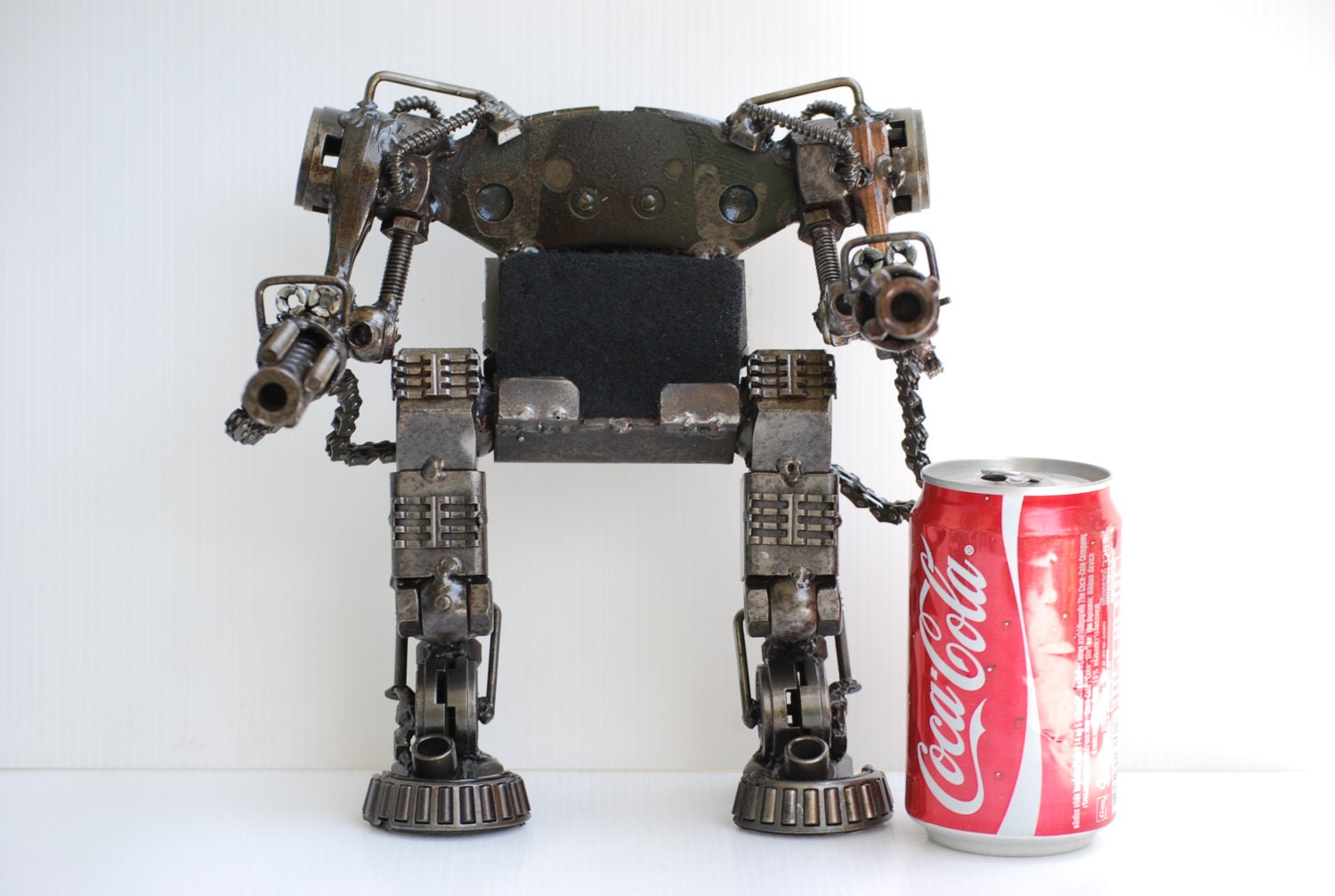 Robot phone holder hand made home decoration character Etsy