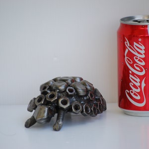 Turtle Scrap Metal Sculpture, Gift For Anniversary, Surprised Birthday gift, Best Wedding Gifts, Cool Mother day gifts, Cool gift for dad image 2