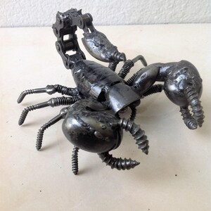 Scorpion Scrap Metal Sculpture, Gift For Anniversary, Birthday Gifts For Son, Best Graduation gift for son, gift for dad, gift for mother image 8