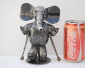 Elephant Get Well Gift Scrap metal sculpture, Cool Valentine gift, Cool gift for mom, cool gift for her, cool gift for him, gift for boy