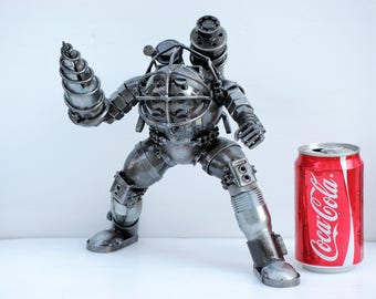 Big Daddy (B) scrap metal model, Anniversary Gift, Best Wedding gifts, Wow mother day gifts, Wow Father day gift, gift for him, gift for her