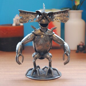One-Of-A-King-Gift, Cute Monster Scrap Metal Sculpture, Iron Anniversary gift for him, Birthday Gift, Welding sculptures, Graduation gift