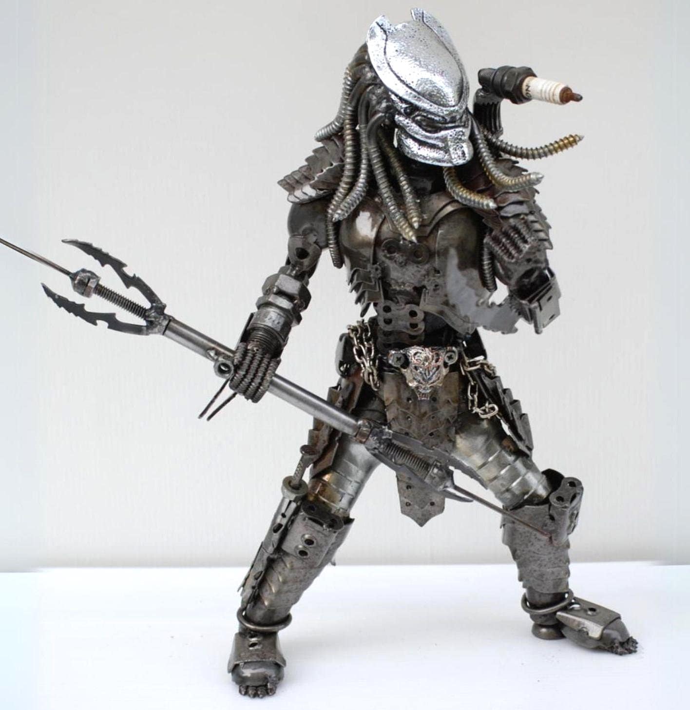 Predator metal art - Monster metal sculpture - Scrap metal