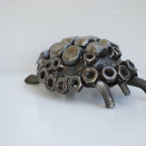 Turtle Scrap Metal Sculpture, Gift For Anniversary, Surprised Birthday gift, Best Wedding Gifts, Cool Mother day gifts, Cool gift for dad image 6