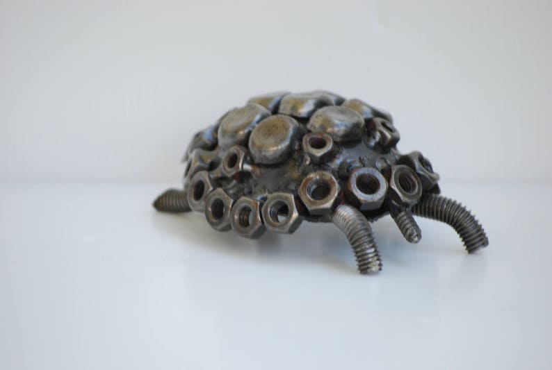Turtle Scrap Metal Sculpture, Gift For Anniversary, Surprised Birthday gift, Best Wedding Gifts, Cool Mother day gifts, Cool gift for dad image 6