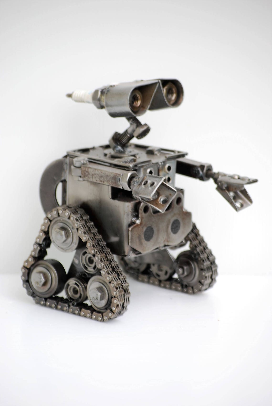 Sculpture Metal E Robot Big Recycled Handmade Art Gift for Etsy