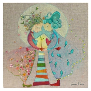 The Earth and the Sea, greeting card