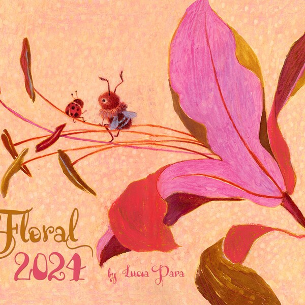 2024 Flower Calendar Etsy