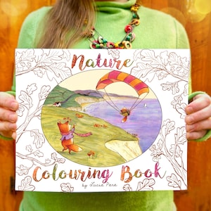 Nature coloring book