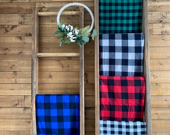 Incredibly soft buffalo plaid blanket (6 colour options)