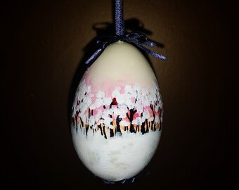 Snowy woods ornament