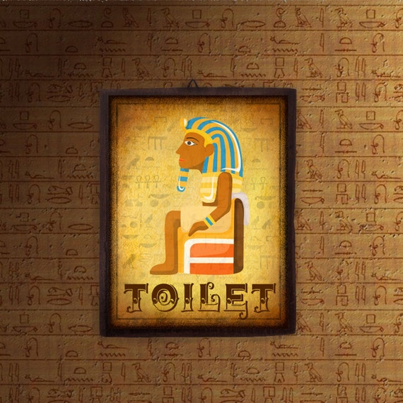 Restroom Sign Wood Sign Door Sign Funny Sign Decor Bathroom Decor Home