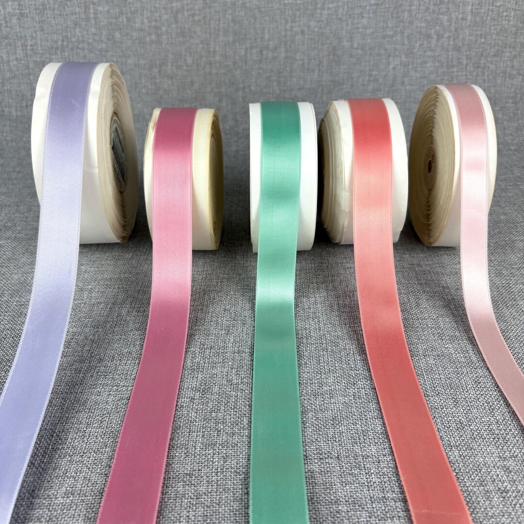 Ribbon - 1 Yard Hyman Hendler Vintage 50’s Double-sided Satin NOS - Etsy
