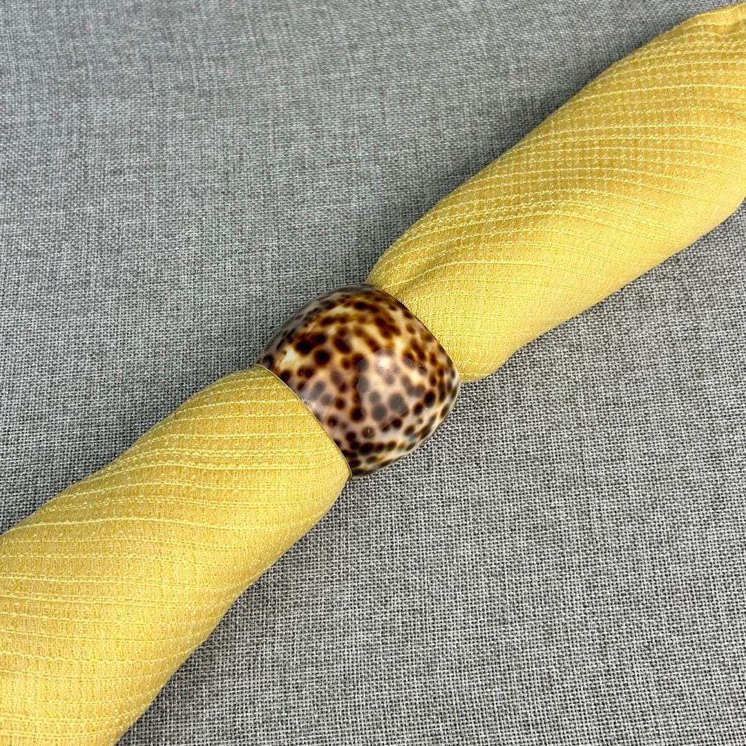 Napkin Rings - Vintage Set of 4 Tiger Cowry Shell - Etsy