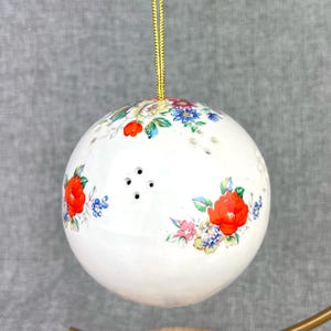 Vintage Floral Ceramic Sachet Potpourri Pomander Balls