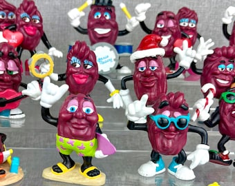 Vintage 80’s California Raisins PVC Character Figures