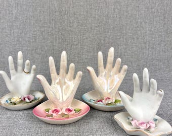 Vintage Lefton China Hand With Roses - Etsy