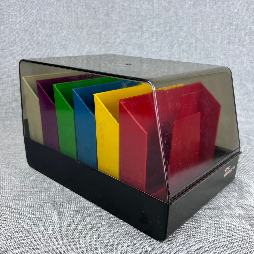 Vintage SRW Minidex 78 5.25” Floppy Disk Storage Box - Etsy