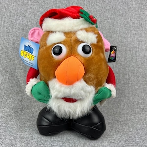 Plushie - 1998 Hasbro Holiday Mr. Potato Head Plush