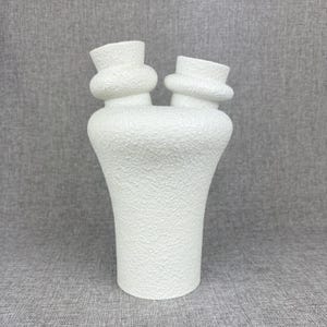 Mid Century German Sgrafo Modern Korallenform Porcelain Vase