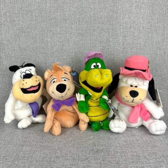 送料無料 Hanna-Barbera ぬいぐるみ 2体セット 箱付き 1967 Warner Bros Studio Store 90's Hanna-barbera Bean Bag Plush