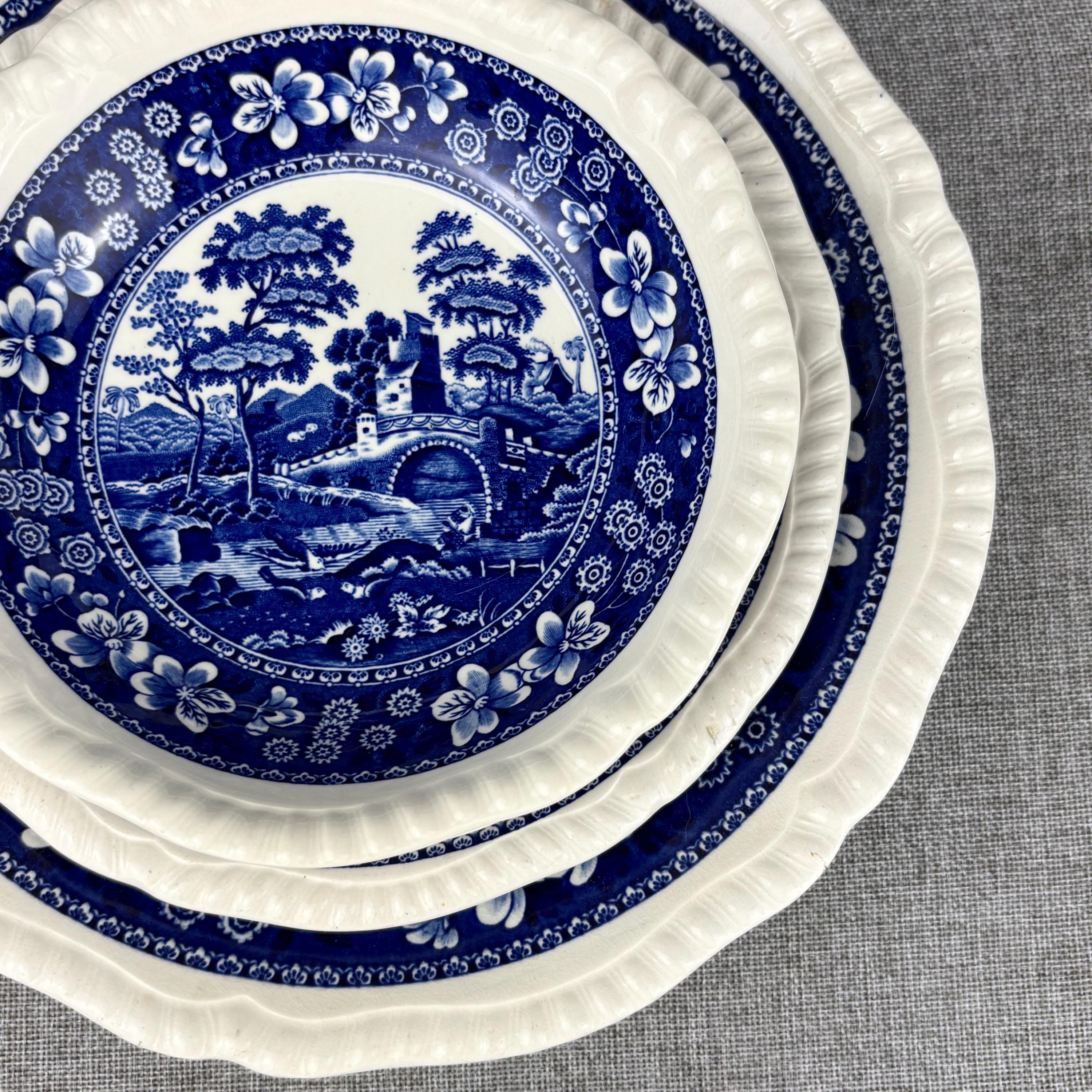 Spode Blue Tower - Etsy