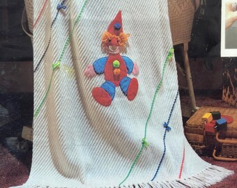 Vintage Mid Century Lasetta Needlwork Kit L62 Baby Clown Afghan - Etsy