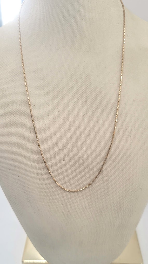 14k Italy, Gold Chain, 20", 14kt Yellow Gold Box C